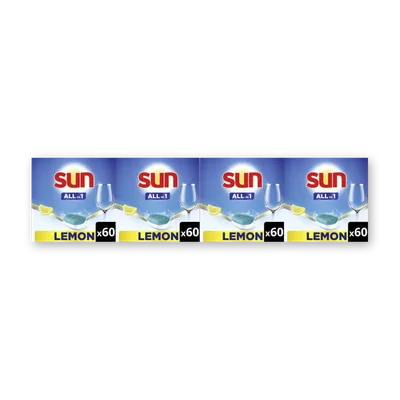 Sun All-in-one citroen vaatwastab 4-pack
