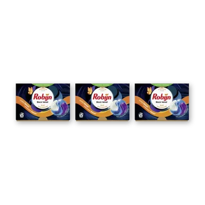 Robijn Wascapsules black velvet 3-pack