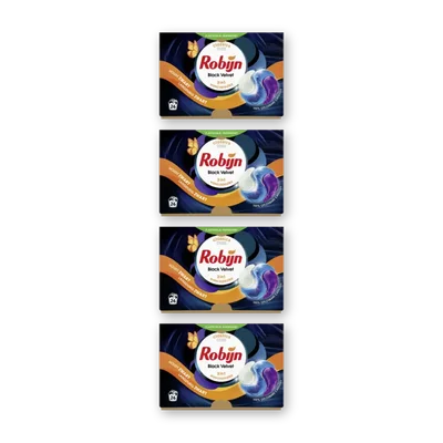 Robijn Wascapsules black velvet 4-pack