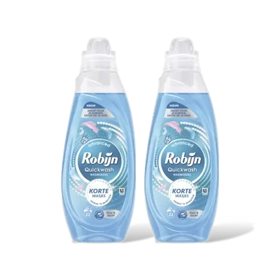 Robijn Quickwash puur & zacht 2-pack