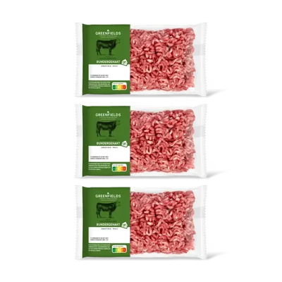 AH Greenfields Rundergehakt 3-pack