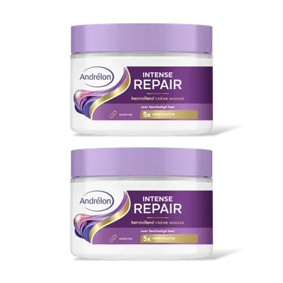 Andrélon Intense repair crème masker 2-pack