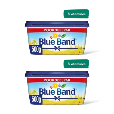 Blue Band Halvarine palmolievrij voordeelpak 2pack
