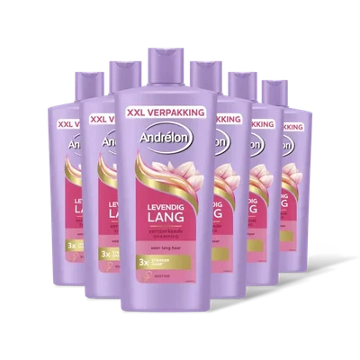 Andrélon Levendig lang shampoo 6-pack
