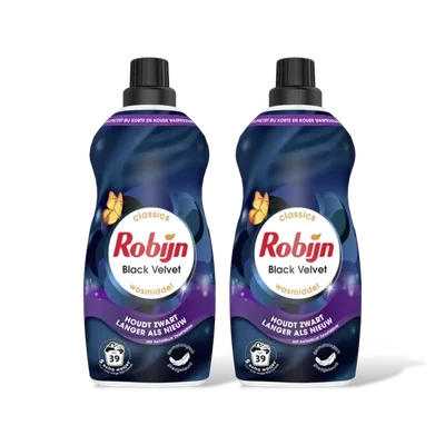 Robijn Black velvet wasmiddel voordeel 2-pack