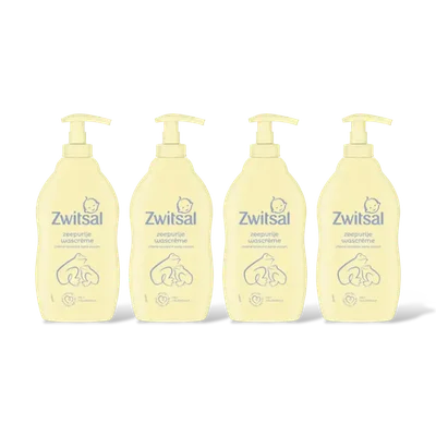 Zwitsal Baby zeepvrije wascrème 4-pack