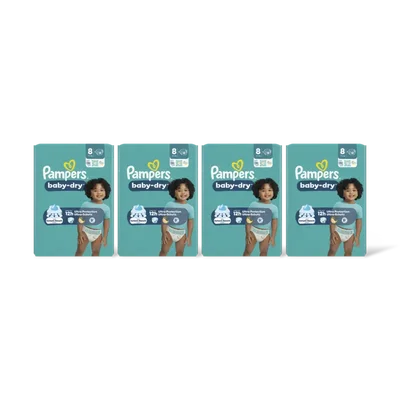 Pampers Baby-dry luiers maat 8 4-pack