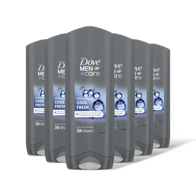 Dove Men+care cool fresh douchegel 6-pack