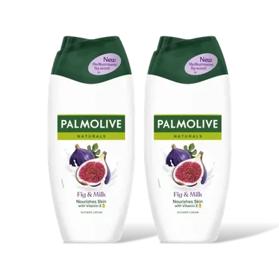 Palmolive Naturals fig & milk shower cream 2-pack