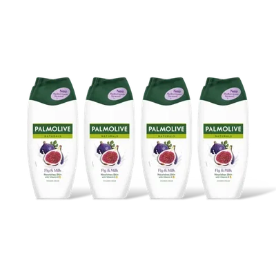 Palmolive Naturals fig & milk shower cream 4-pack
