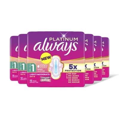 Always Platinum normal maandverband 6-pack