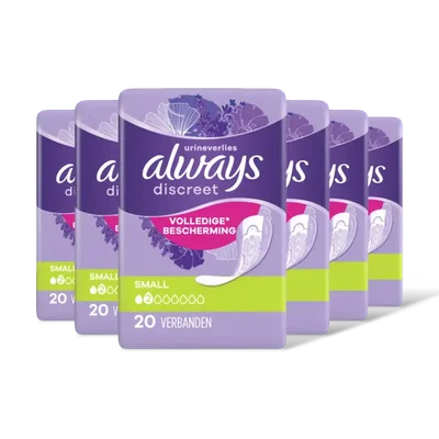 Always Discreet incontinentieverband small 6pck