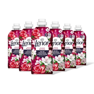 Lenor Wasverzachter robijn jasmijn 6-pack