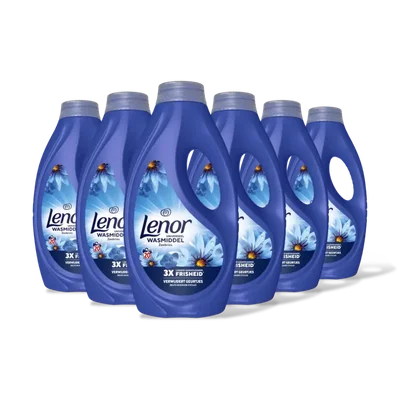 Lenor Vloeibaar wasmiddel zeebries 6-pack