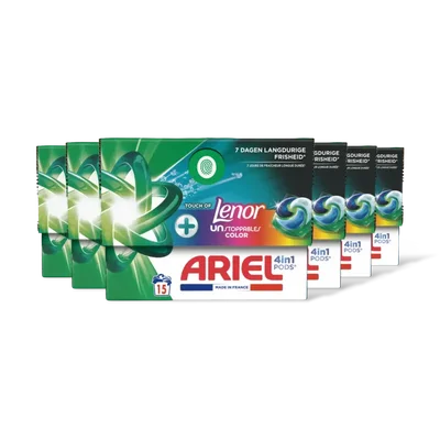 Ariel 4in1 pods+ unstoppbl wasmiddelcapsul 6pk
