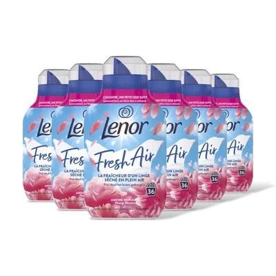 Lenor Fresh air wasverzachtr fleurg bloesm 6pk