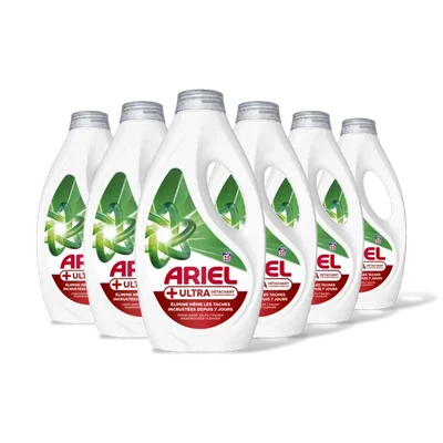 Ariel Vloeibaar+ ultra wasmiddel 6-pack