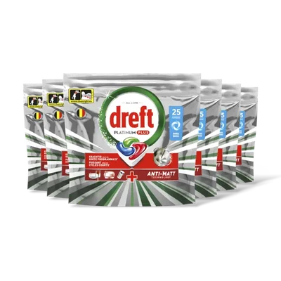 Dreft Platinum plus vaatwastabletten orig 6pk