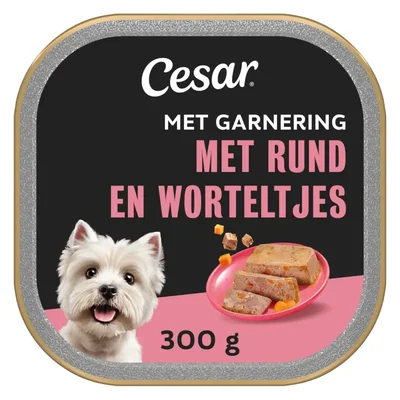 Cesar Garten terrine met kalf en tuinwortelen
