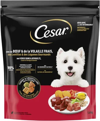 Cesar Met verse rund & gevogelte