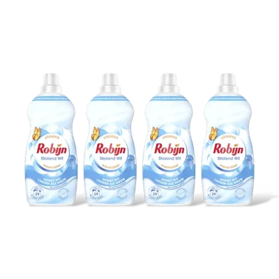 Robijn Stralend wit wasmiddel voordeel 4-pack