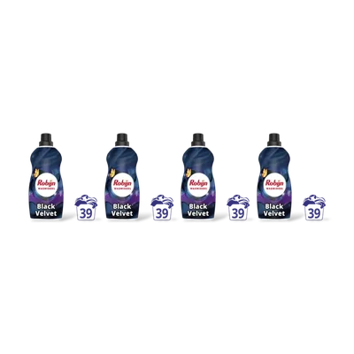 Robijn Black velvet wasmiddel voordeel 4-pack