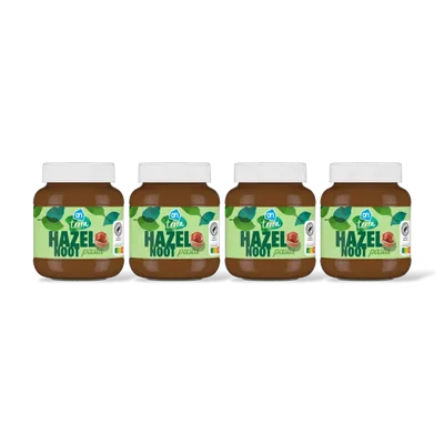 AH Terra Plantaardig hazelnootpasta 4-pack