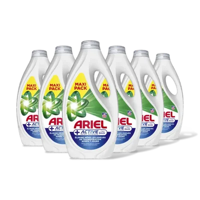 Ariel Vloeibaar+ active wasmiddel 6-pck