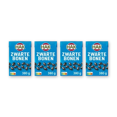 Hak Zwarte bonen 4-pack