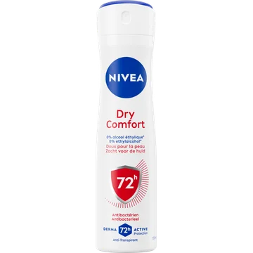 NIVEA Dry Comfort Anti-Transpirant Spray - 150ml - Deodorant - Alcoholvrij - 72 uur bescherming