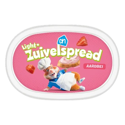 AH Hamsterchef zuivelspread light aardbei