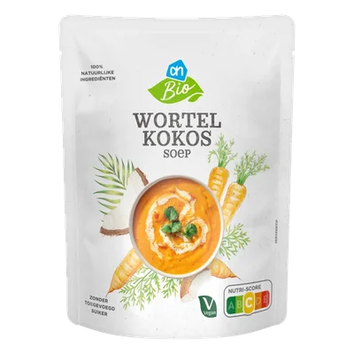 AH Biologisch Wortel kokossoep