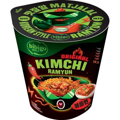 Bibigo Kimchi ramyun original noodles cup