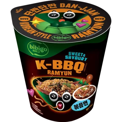 Bibigo K-BBQ ramyun sweet&savoury noodles cup
