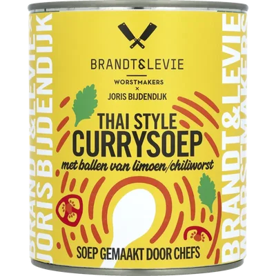 Brandt & Levie Thai style currysoep met ballen