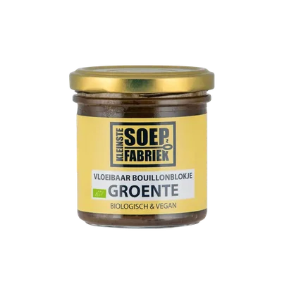 Kleinste Soepfabriek Vloeibaar bouillonblokje groente vegan