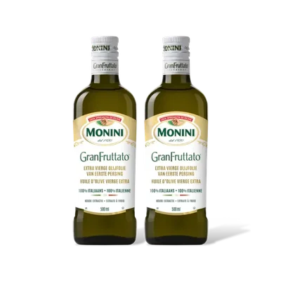 Monini Olijfolie gran frutatto ev 2-pack