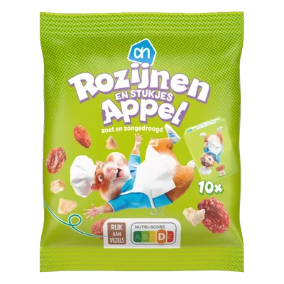 AH Hamsterchef rozijnen met appel