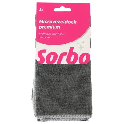 Sorbo Microvezeldoek premium 38x38cm 2st