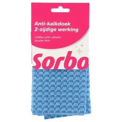 Sorbo Anti-kalkdoek 2-zijdige werking 32x38cm