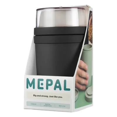 Mepal Lunch pot ellipse nordic black