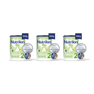 Nutrilon Bio 2 opvolgmelk 6+ maanden 3-pack