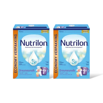 Nutrilon Dreumesmelk 1+ jr econom verpakking 2-pk