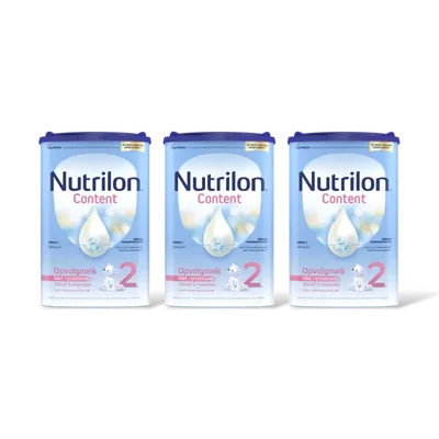 Nutrilon Content 2 6+ maanden 3-pack