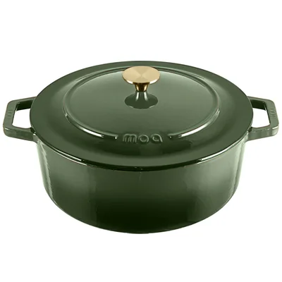 MOA Cast iron 7,2 liter greenblue 30cm