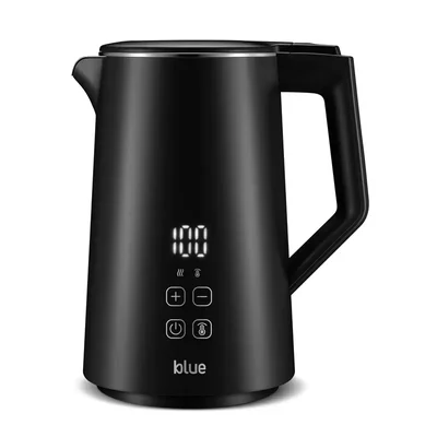 Blue Home Waterkoker met temperatuur zwart