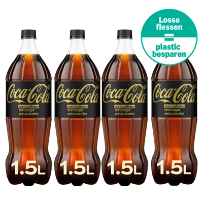 Coca-Cola Zero sugar zero caffeïne 4-pack
