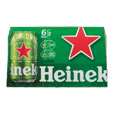 Aanbieding van 10.08 HEINEKEN 6-pack pilsener