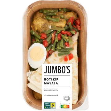 Jumbo's Verse Maaltijd Roti Kip Masala 450 g