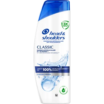Head & Shoulders Classic Shampoo 250ml. Tegen roos, talg, jeuk